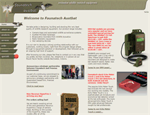Tablet Screenshot of faunatech.com.au